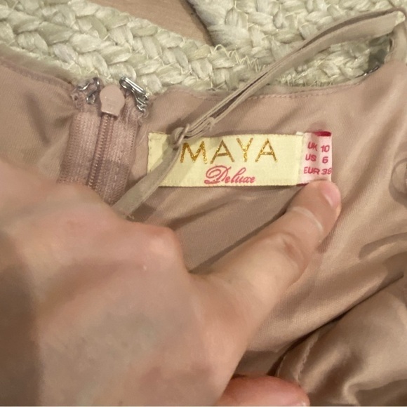 Maya sequined ASOS Maxi dress US 6 Blush - Picture 6 of 10